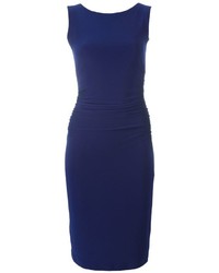 Темно-синее платье от Norma Kamali