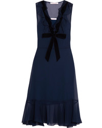 Темно-синее платье от See by Chloe