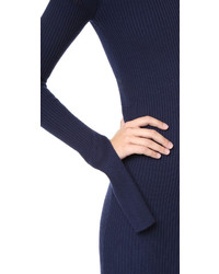 Темно-синее платье от Jacquemus