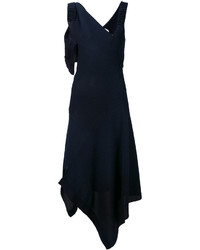 Темно-синее платье от Victoria Beckham