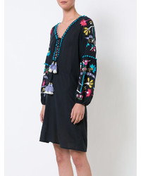 Темно-синее платье от Figue