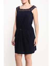 Темно-синее платье от Violeta BY MANGO