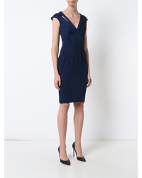 Темно-синее платье от Zac Posen