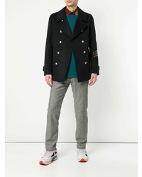 Темно-синее полупальто от Loveless