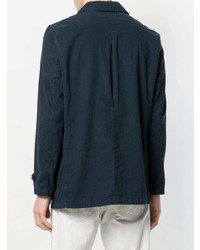 Темно-синее полупальто от Aspesi