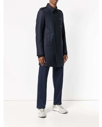 Темно-синее полупальто от Valentino