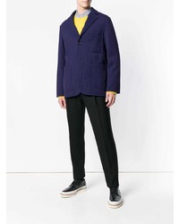 Темно-синее полупальто от TOMORROWLAND