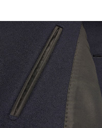 Темно-синее полупальто от Tom Ford