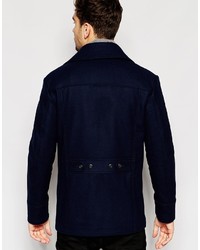 Темно-синее полупальто от Sisley