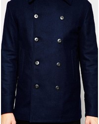 Темно-синее полупальто от Sisley