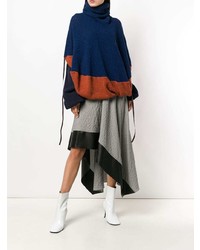 Темно-синее пончо от Loewe