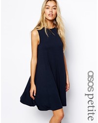 Темно-синее свободное платье от Asos