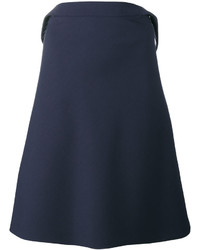 Темно-синее свободное платье от Balenciaga