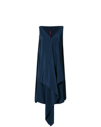 Темно-синее свободное платье от Sies Marjan