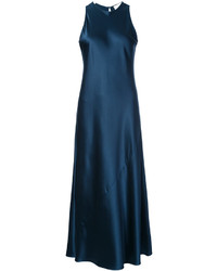Темно-синее шелковое платье от A.L.C.