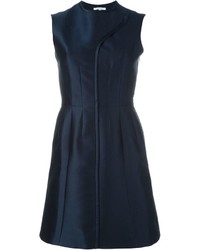 Темно-синее шелковое платье от Carven