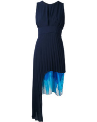 Темно-синее шелковое платье от Chalayan