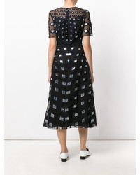 Темно-синее шелковое платье от Goat