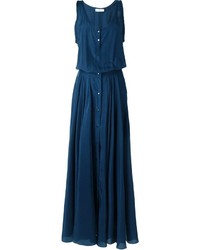 Темно-синее шелковое платье от Faith Connexion