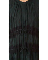 Темно-синее шелковое платье от Maiyet