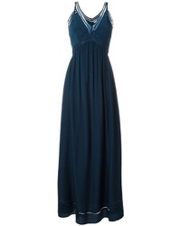 Темно-синее шелковое платье от P.A.R.O.S.H.
