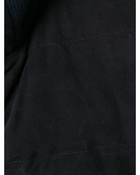 Мужское темно-синее шерстяное пальто от Herno