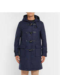 Мужское темно-синее шерстяное пальто от MACKINTOSH