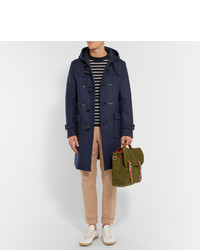 Мужское темно-синее шерстяное пальто от MACKINTOSH