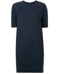 Темно-синее шерстяное платье от Avelon