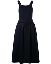 Темно-синее шерстяное платье от Comme des Garcons
