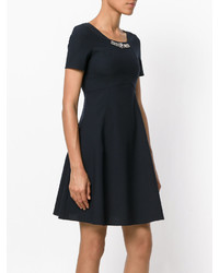 Темно-синее шерстяное платье от Twin-Set