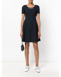 Темно-синее шерстяное платье от Twin-Set