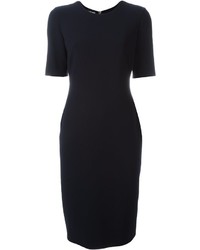 Темно-синее шерстяное платье от Giorgio Armani