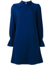 Темно-синее шерстяное платье от Goat