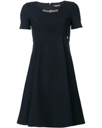 Темно-синее шерстяное платье от Twin-Set