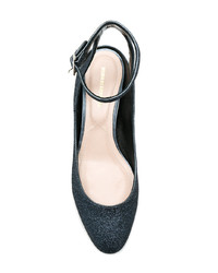 Темно-синие балетки от Nicholas Kirkwood