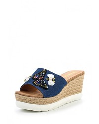 Женские темно-синие босоножки от Damerose