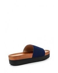 Женские темно-синие босоножки от Vitacci