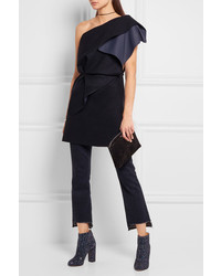 Темно-синие ботильоны от Charlotte Olympia