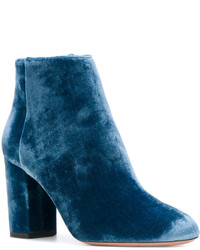 Темно-синие ботильоны от Aquazzura