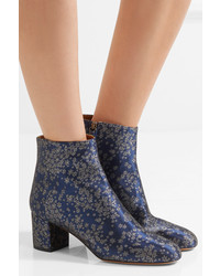 Темно-синие ботильоны от Aquazzura