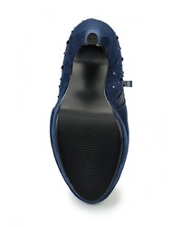 Темно-синие ботильоны от Malien