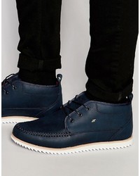 Темно-синие ботинки дезерты от Boxfresh