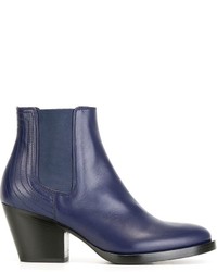 Женские темно-синие ботинки от A.F.Vandevorst