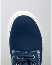 Женские темно-синие ботинки от Dr. Martens