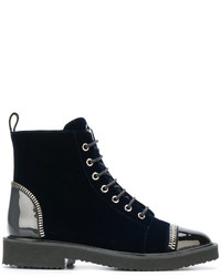 Женские темно-синие ботинки от Giuseppe Zanotti Design