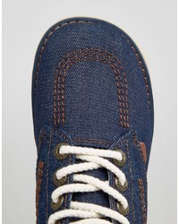 Женские темно-синие ботинки от Kickers