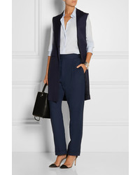 Женские темно-синие брюки-галифе от Joseph