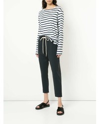 Женские темно-синие брюки-галифе от Bassike