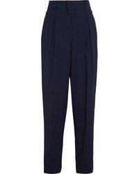 Женские темно-синие брюки-галифе от Fendi